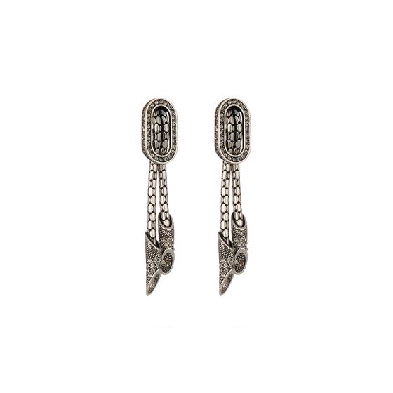 Brinco Longo Style Prata Boho